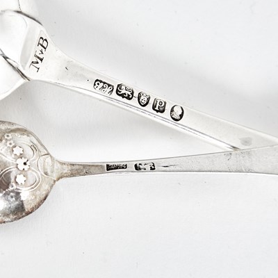 Lot 46 - Group of George III Sterling Silver Flatware by Hester Bateman