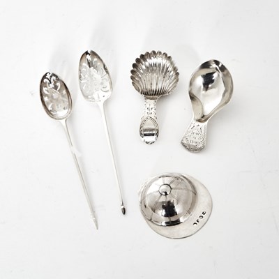 Lot 47 - Group of Georgian Sterling Silver Tea Articles