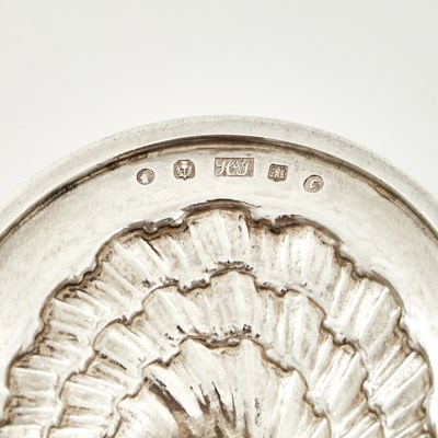 Lot 65 - Victorian Scottish Sterling Silver Shell Form Dish