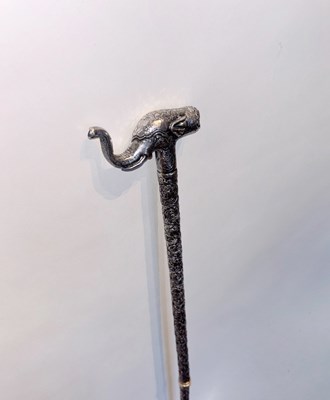 Lot 73 - Indian Silver Walking Stick