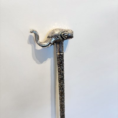 Lot 73 - Indian Silver Walking Stick