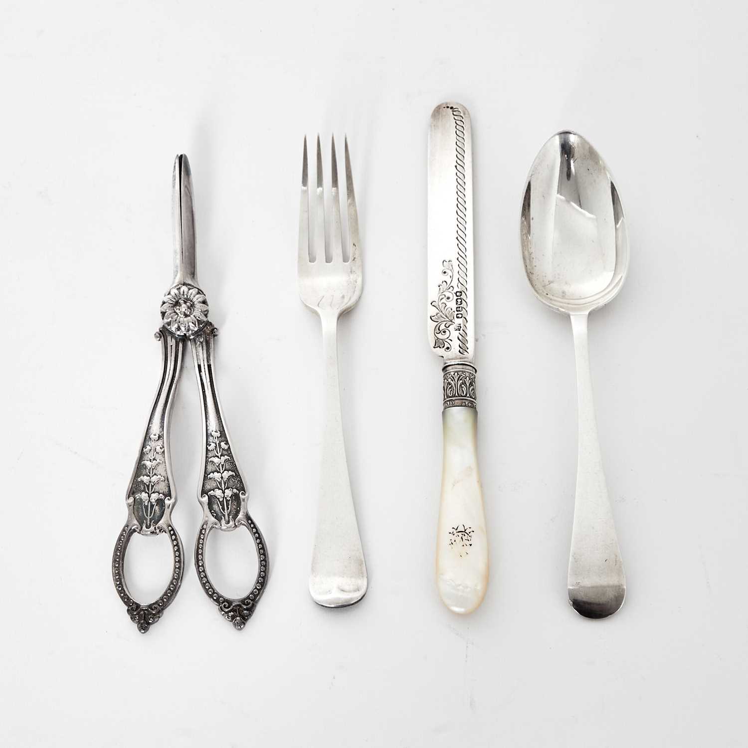 Lot 64 - Cased Victorian Sterling Silver Child's Flatware Set