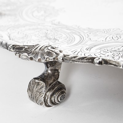 Lot 20 - George II Sterling Silver Salver