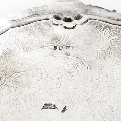 Lot 20 - George II Sterling Silver Salver