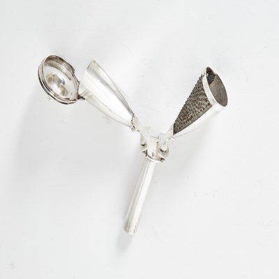 Lot 56 - George III Silver Sterling Nutmeg Grater/Wine Bottle Opener