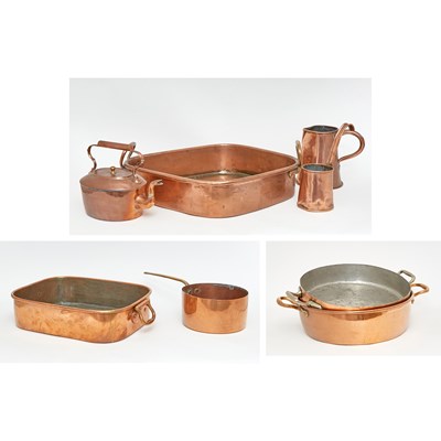 Lot 127 - Group of Copper Cookware