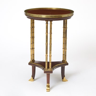 Lot 269 - Louis XVI Style Gilt-Metal Mounted Rosewood Side Table