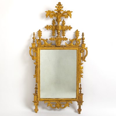 Lot 293 - Louis XVI Giltwood Mirror
