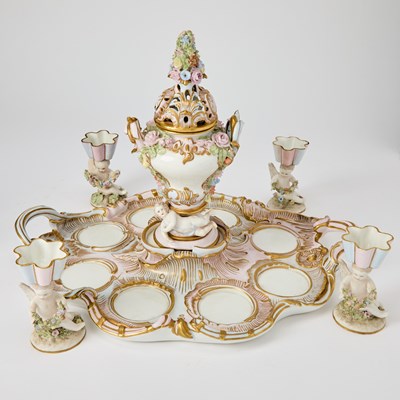Lot 177 - Meissen Porcelain Tea Service