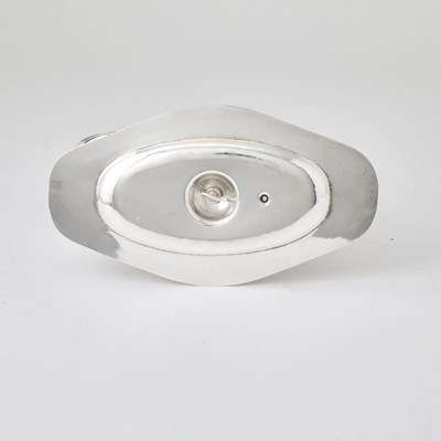 Lot 550 - Continental Empire Style Silver Sauceboat