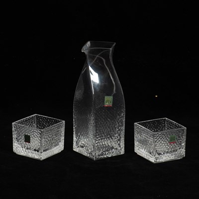 Lot 145 - Japanese Glass Sake Set
