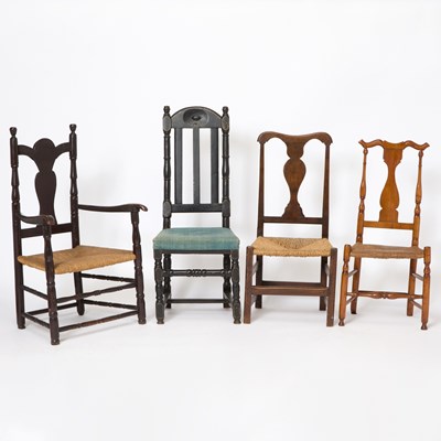 Lot 377 - Group of Four Chairs