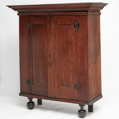 Lot 356 - Dutch Colonial Red Gum Kas Cupboard