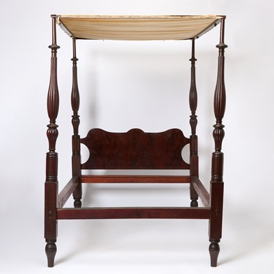Lot 387 - Classical Mahogany Bedstead