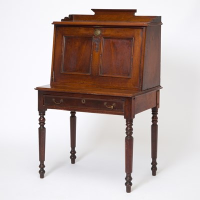 Lot 396 - Mahogany and Maple Fall-Front Desk
