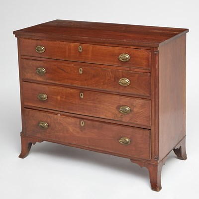 Lot 184 - Federal Walnut Chest of Drawers