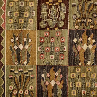 Lot 163 - Marta Maas-Fjetterstrom Swedish "Fodelsadagen" Tapestry