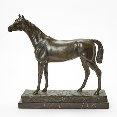 Lot 201 - French Patinated Bronze Figure of a Horse