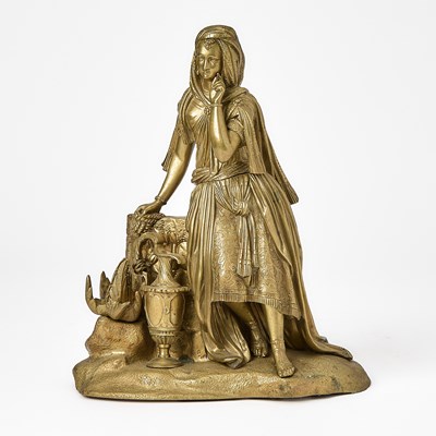 Lot 164 - French Gilt-Bronze Figure Rebecca at the Well