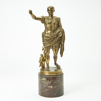 Lot 113 - Bronze Figure of Augustus Caesar