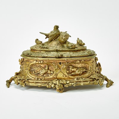 Lot 152 - French Gilt-Bronze Jewelry Casket