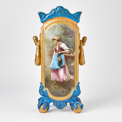 Lot 184 - French Porcelain Vase