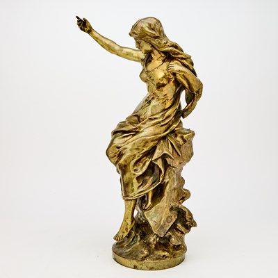 Lot 638 - Gilt-Bronze Figure of a Maiden