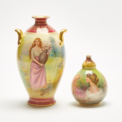 Lot 155 - Two Royal Bonn Porcelain Vases
