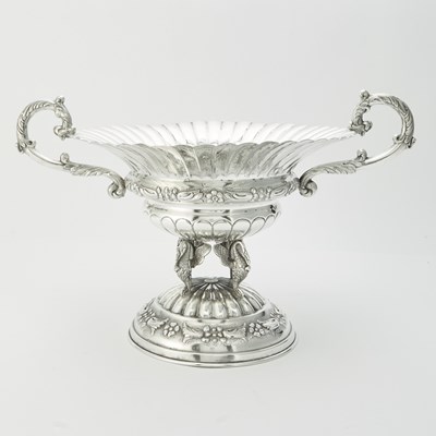 Lot 238 - Spanish Silver Centerpiece Bowl