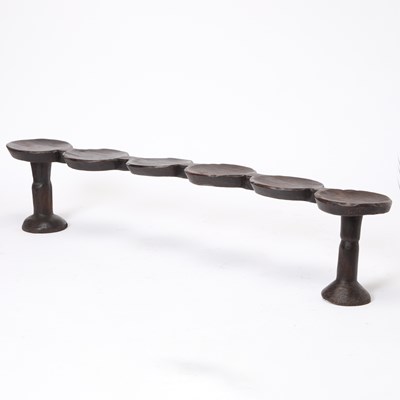 Lot 258 - Large Tribal Wood Bench