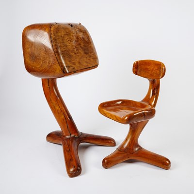 Lot 213 - Arthur Espenet Carpenter Desk and Chair