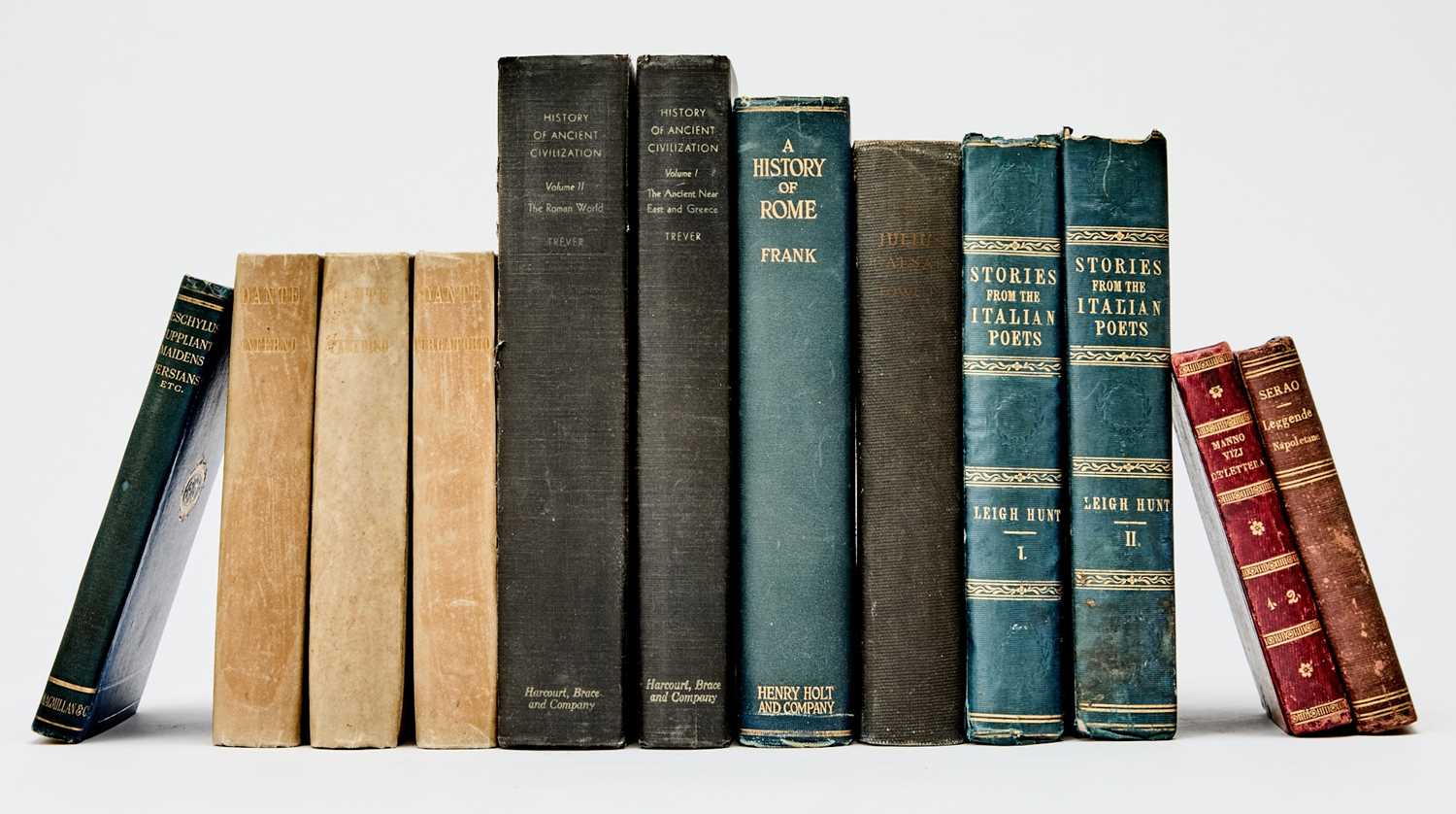 Lot 73 - Twelve miscellaneous volumes on Italian history and literature