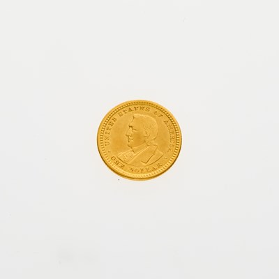 Lot 17 - United States. 1904 Lewis & Clark Commemorative Gold Dollar. About Uncirculated Details, Cleaned.