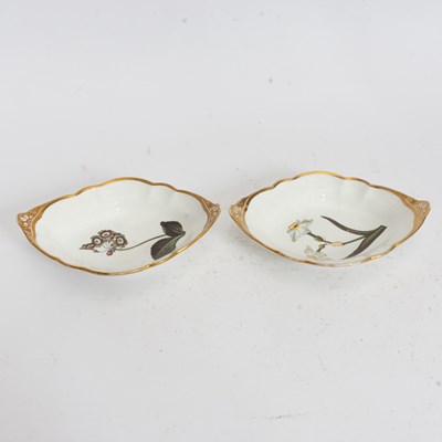 Lot 234 - Pair of Spode Floral Design Oval Dishes