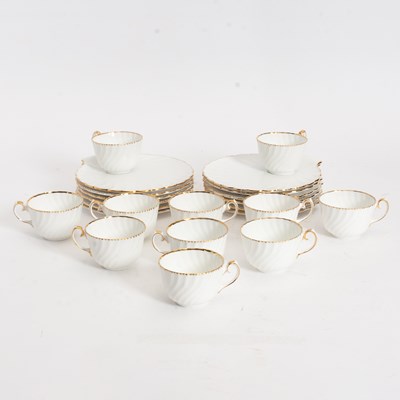 Lot 247 - Gladstone 'Old Grecian Flute' Bone China Partial Service