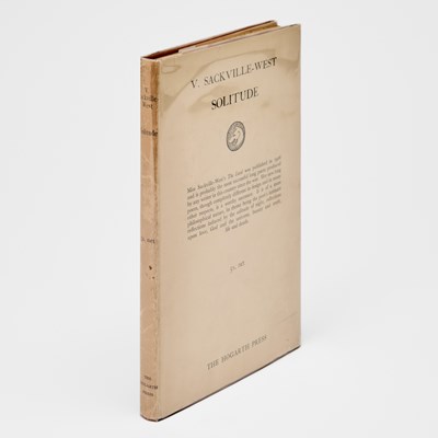 Lot 325 - First edition of Solitude by Vita Sackville-West