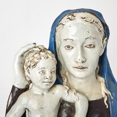 Lot 620 - Italian Glazed Majolica Plaque