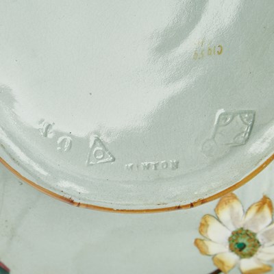 Lot 657 - Minton Porcelain Aesthetic Movement Bamboo Dinner Service