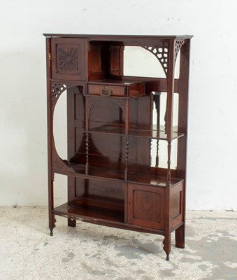 Lot 273 - Chinese Hardwood Display Cabinet