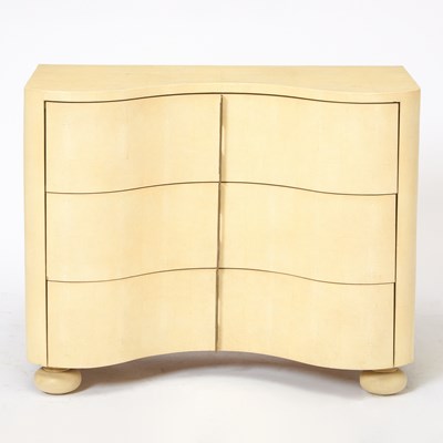 Lot 335 - Julian Chichester Faux Shagreen Chest of Drawers