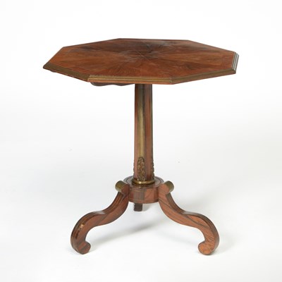 Lot 126 - Regency Style Rosewood Octagonal Side Table