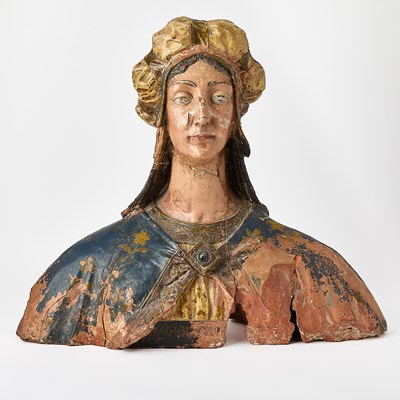 Lot 621 - Italian Terracotta Female Bust