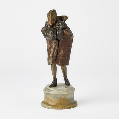Lot 226 - Vienna Cold-Painted Bronze Metamorphic Erotic Figure Entitled "Just Fur You"