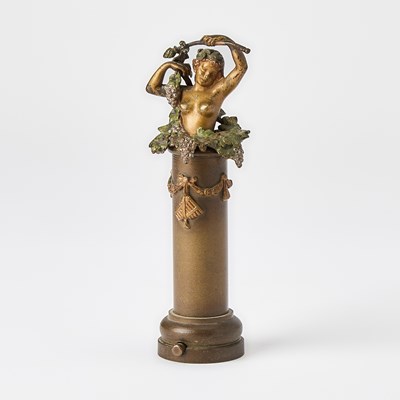 Lot 204 - Franz Xavier Bergman Vienna Cold-Painted Bronze Mechanical Erotic Pop-Up Figure of a Woman