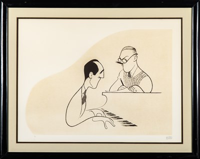 Lot 153 - Hirschfeld presents George and Ira Gershwin
