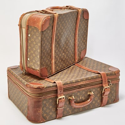 Lot 364 - Two Louis Vuitton Monogram Canvas Suitcases