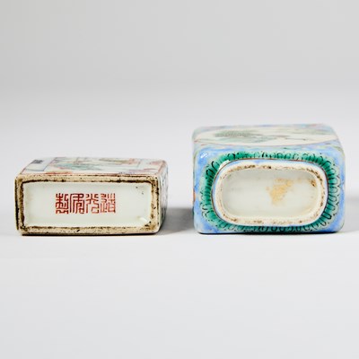Lot 3 - Two Chinese Famille Rose Porcelain Snuff Bottles