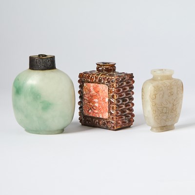 Lot 421 - Three Chinese Snuff Bottles