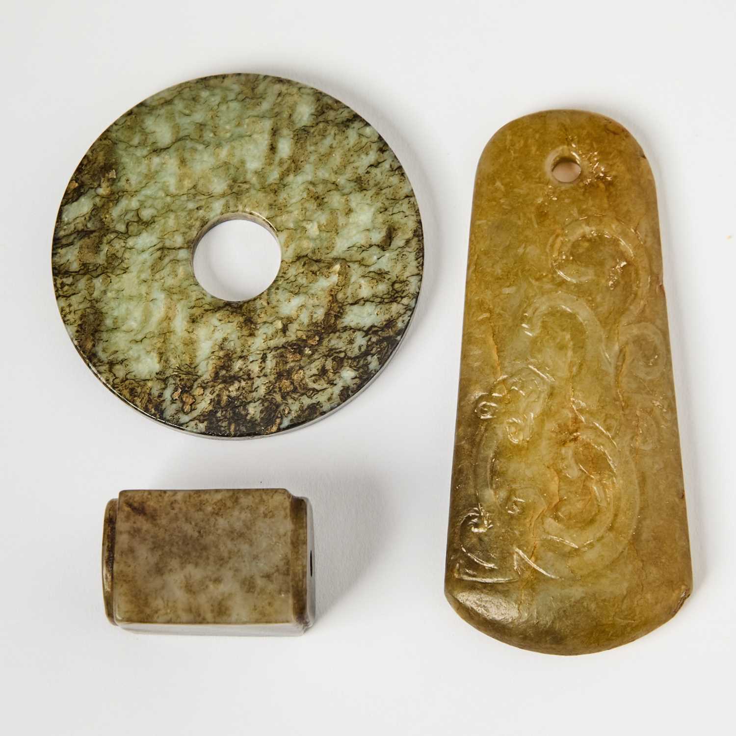 Lot 13 - A Group of Chinese Archaistic Jade Articles