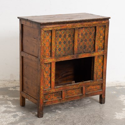 Lot 3 - Tibetan Painted Cabinet